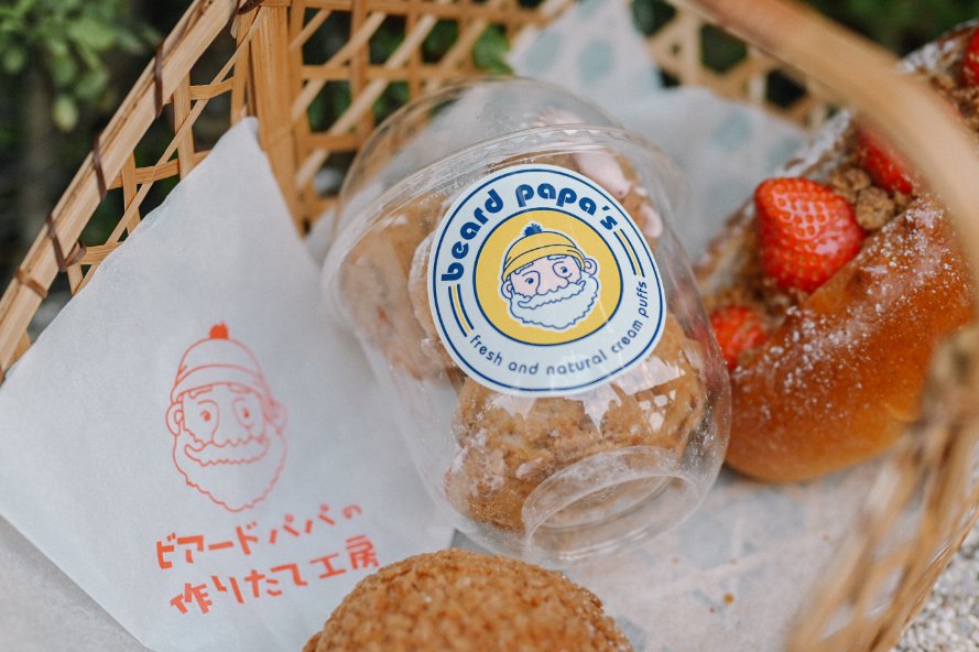 BEARD PAPA 日式泡芙工房：季節限定款會爆漿的草莓泡芙，下午茶點心/外帶 @女子的休假計劃