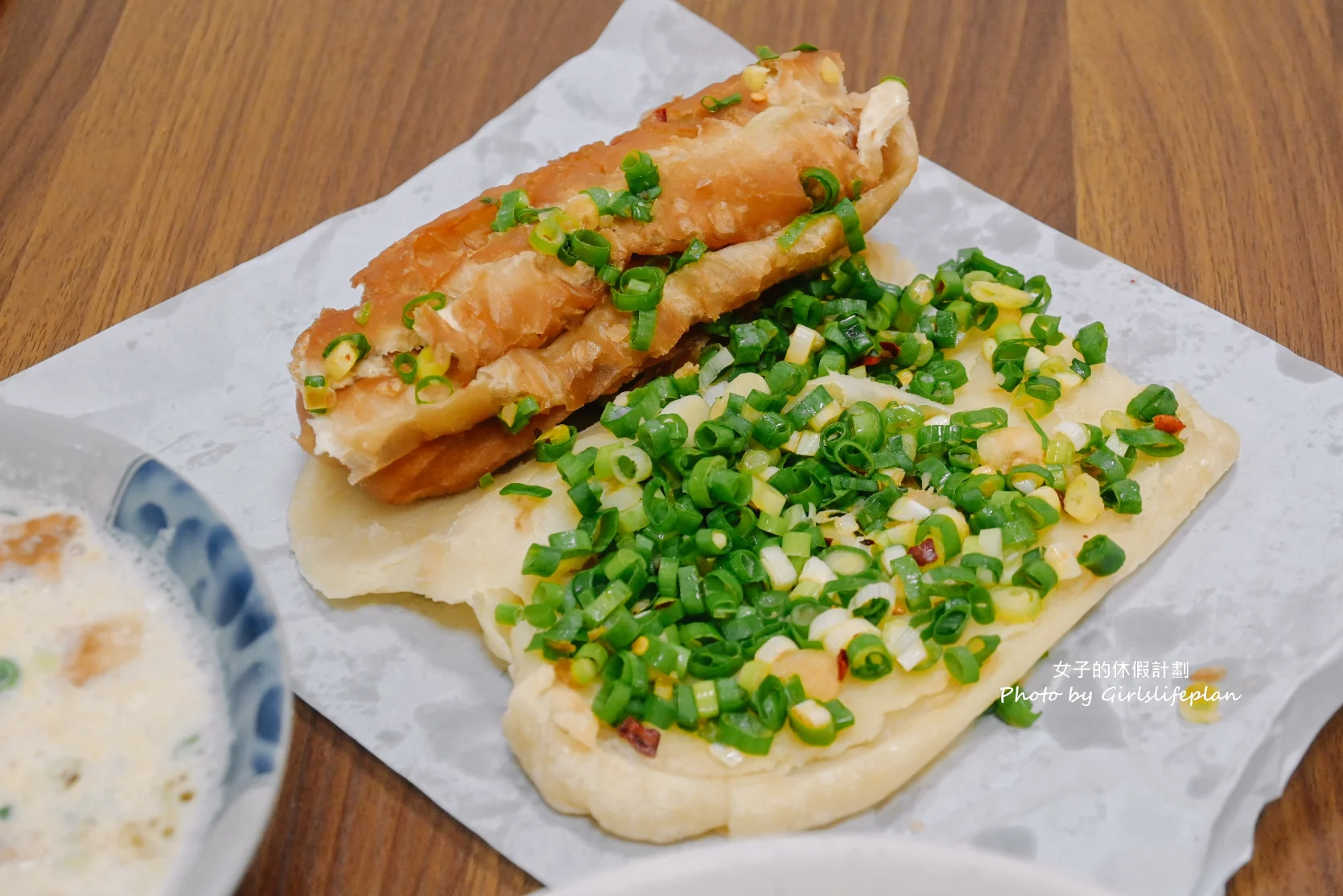 務本早點｜在地人氣排隊美食燒餅油條免費加蔥花(菜單) @女子的休假計劃