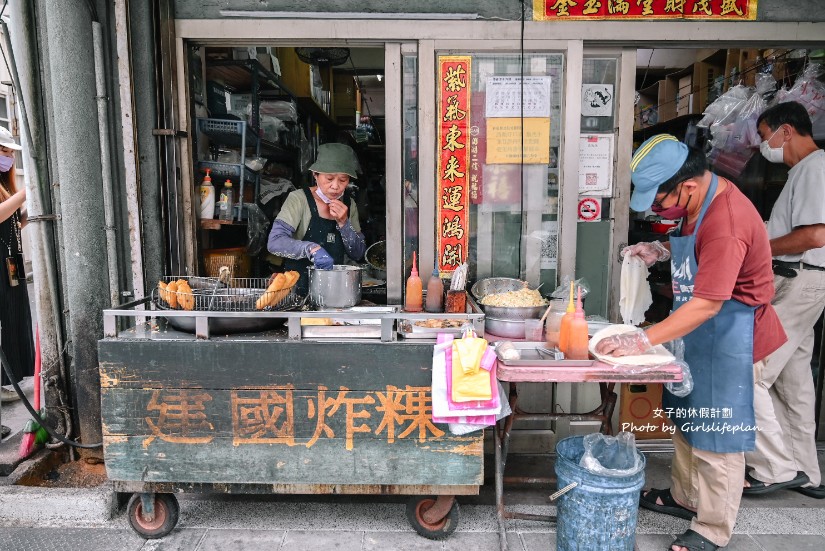 建國炸粿｜很不一樣素食炸粿春捲在地小吃(外帶) @女子的休假計劃