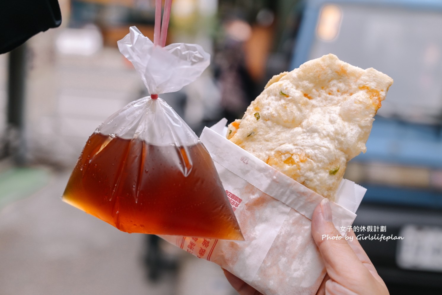 無名蔥油餅瑞城里｜蔥油餅只要15元免費送紅茶(菜單) @女子的休假計劃