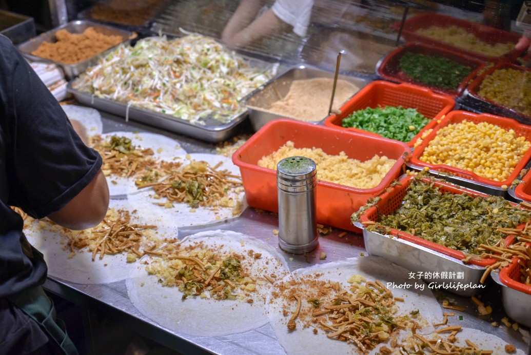 旱溪夜市酥皮春捲｜一周只賣一天人氣銅板美食(菜單) @女子的休假計劃