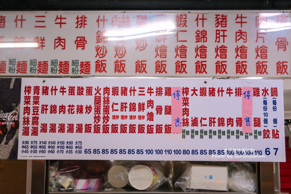 西門店小二｜開店50年人氣小吃店，排骨飯人氣必吃(菜單) @女子的休假計劃