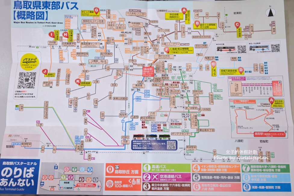 鳥取藩乘放題手形三日卷交通車票隨意搭只要1800日幣 @女子的休假計劃