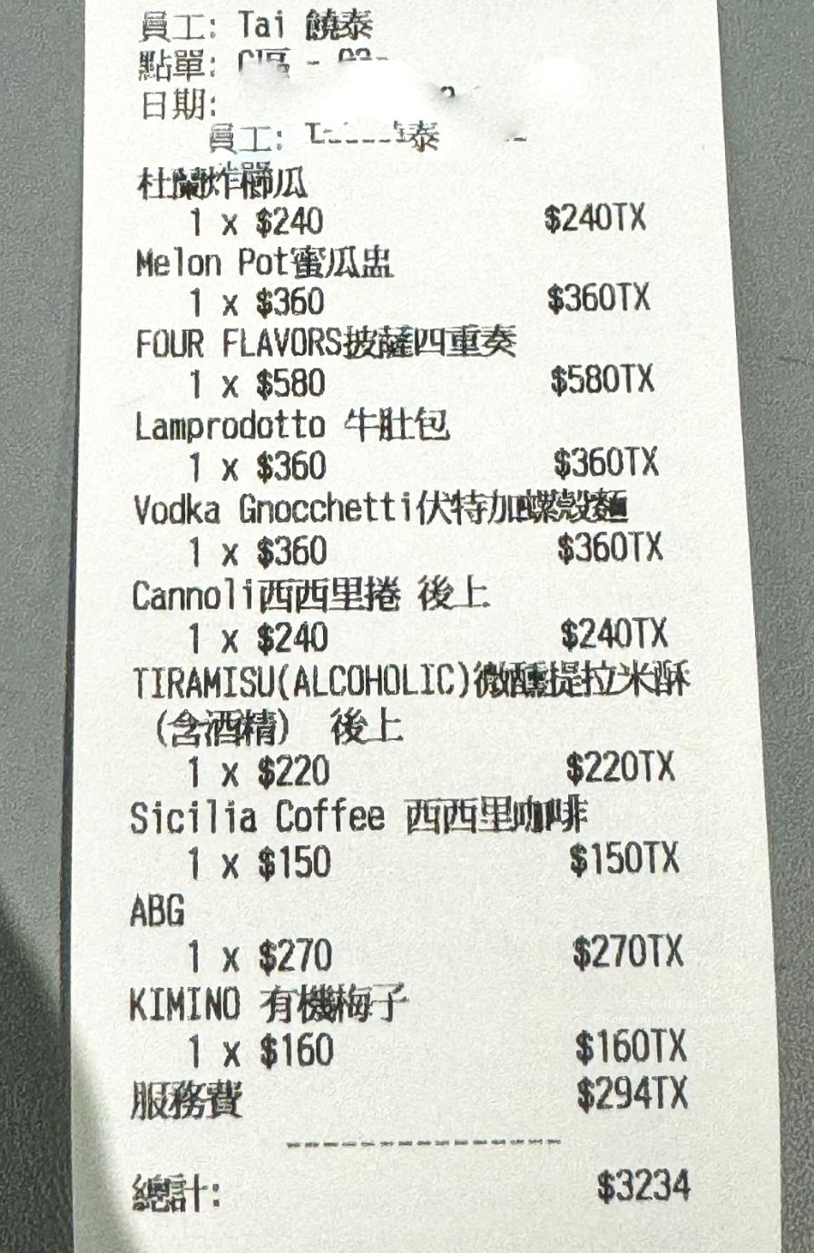 PASTAIO 手工義大利麵新店店｜這裡有賣蜜瓜盅(菜單) @女子的休假計劃