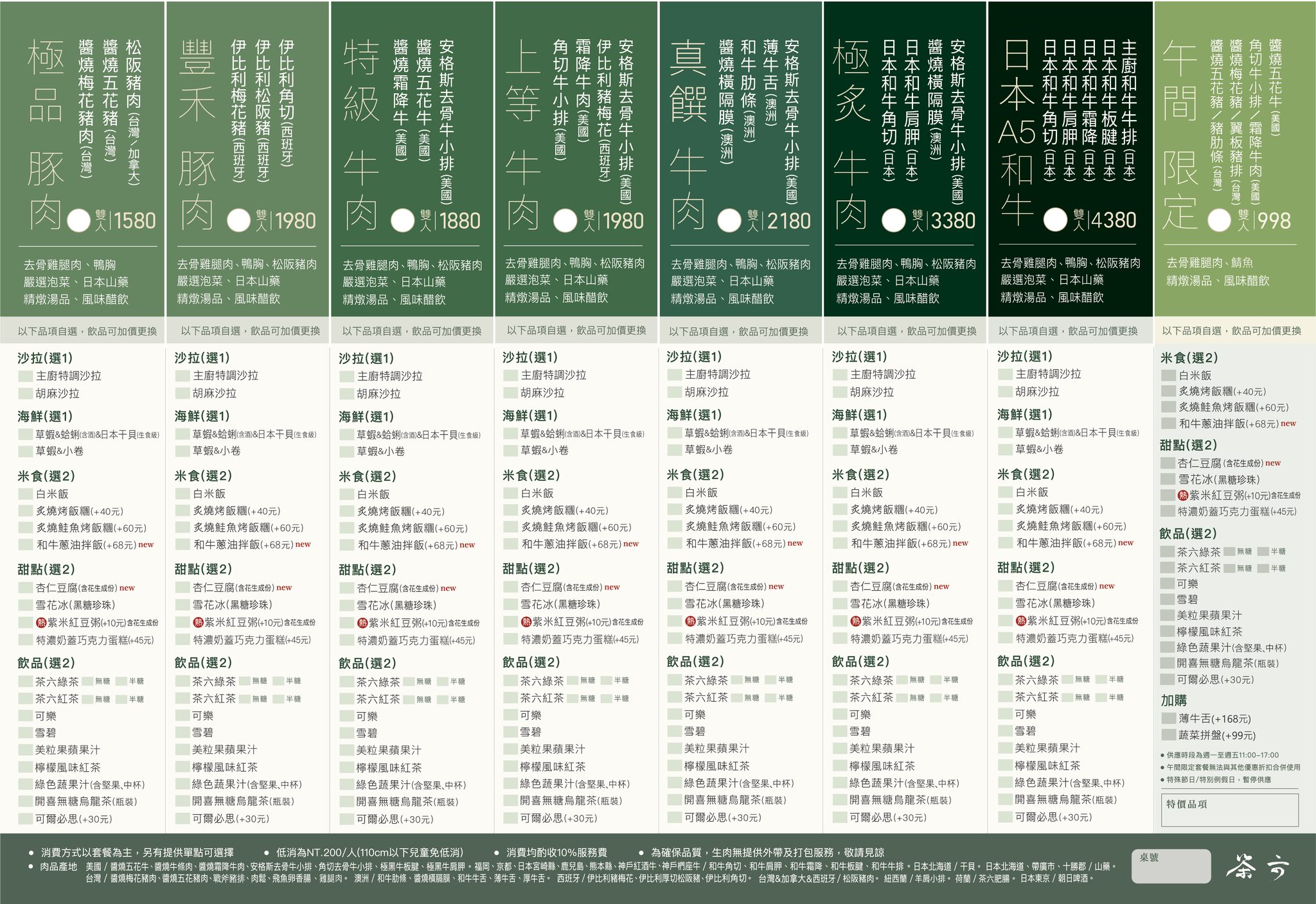 茶六燒肉堂｜期間限定雙人午餐生菜免費續，鮭魚味增湯喝到飽(菜單) @女子的休假計劃