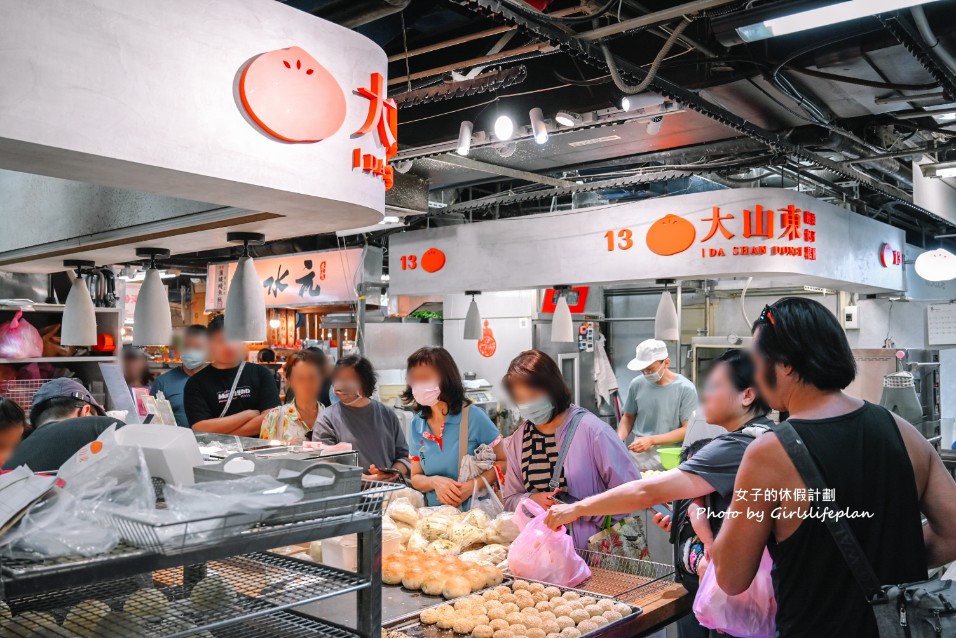 大山東餅舖｜水源市場人氣美食，必吃蔥肉包、泡菜肉包(菜單) @女子的休假計劃