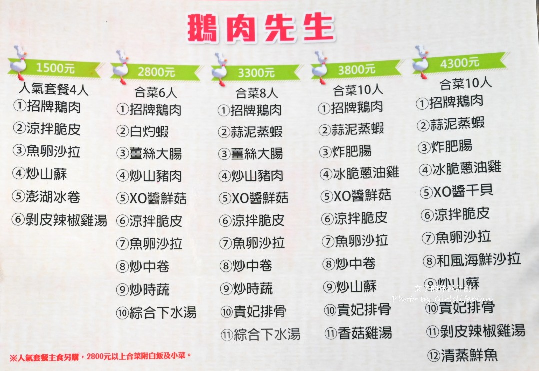 鵝肉先生花蓮林森店｜在地最強鵝肉店(菜單) @女子的休假計劃