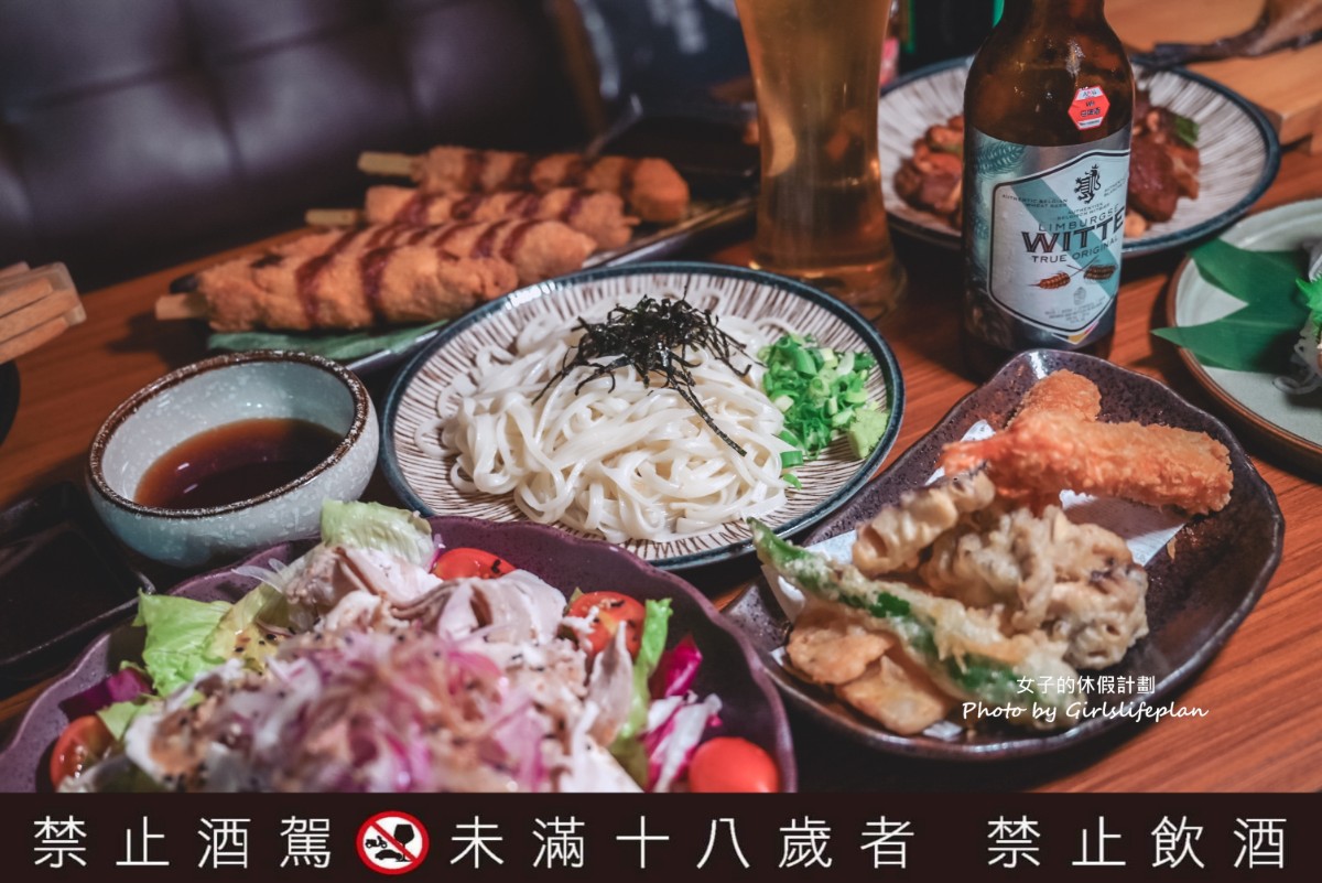 ABV日式居酒館林口長庚店｜全台唯一稻草燒刺身等日式料理，結合300款世界精釀酒(菜單) @女子的休假計劃