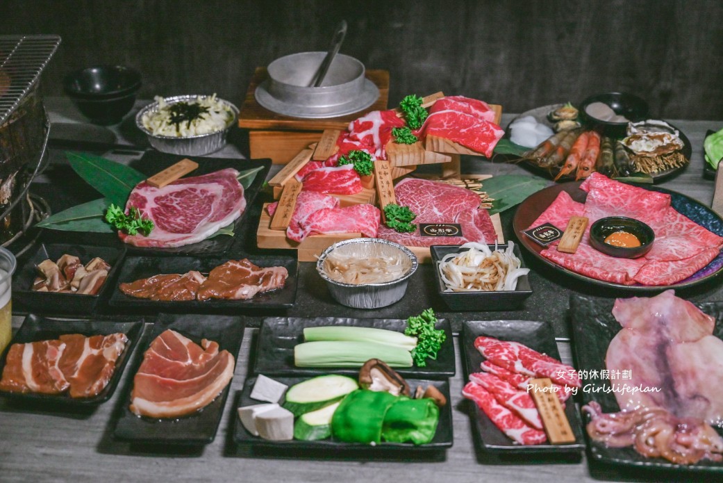 樂樂燒肉蘆洲店｜698元起吃到飽，最頂爽吃日本和牛、生食級干貝(菜單) @女子的休假計劃