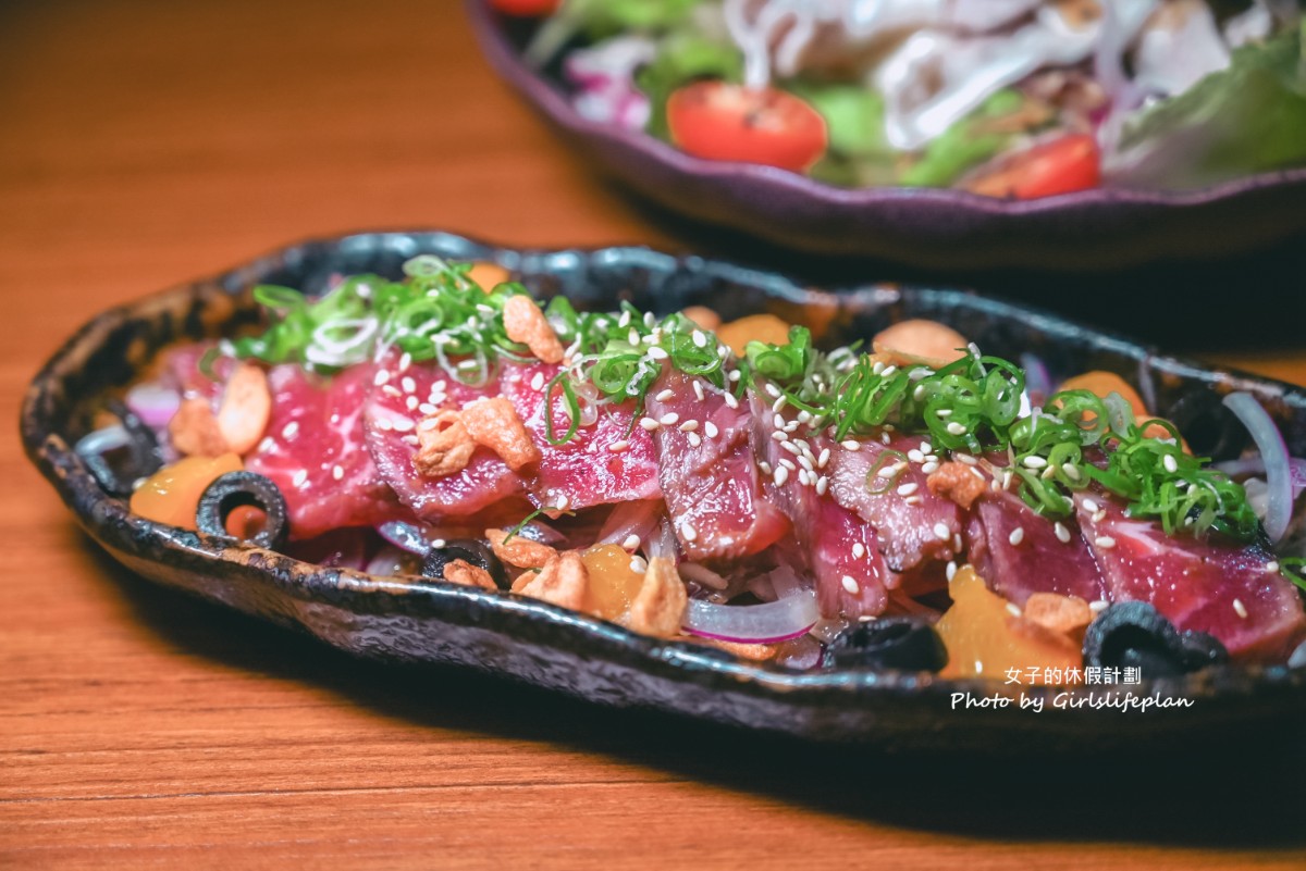 ABV日式居酒館林口長庚店｜全台唯一稻草燒刺身等日式料理，結合300款世界精釀酒(菜單) @女子的休假計劃