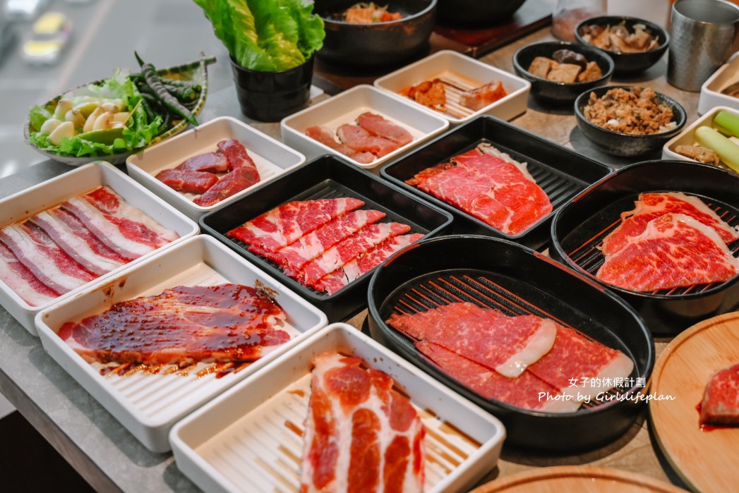 饗燒肉亭｜桃園中壢燒肉、自助區吃到飽，最頂和牛放題(菜單) @女子的休假計劃