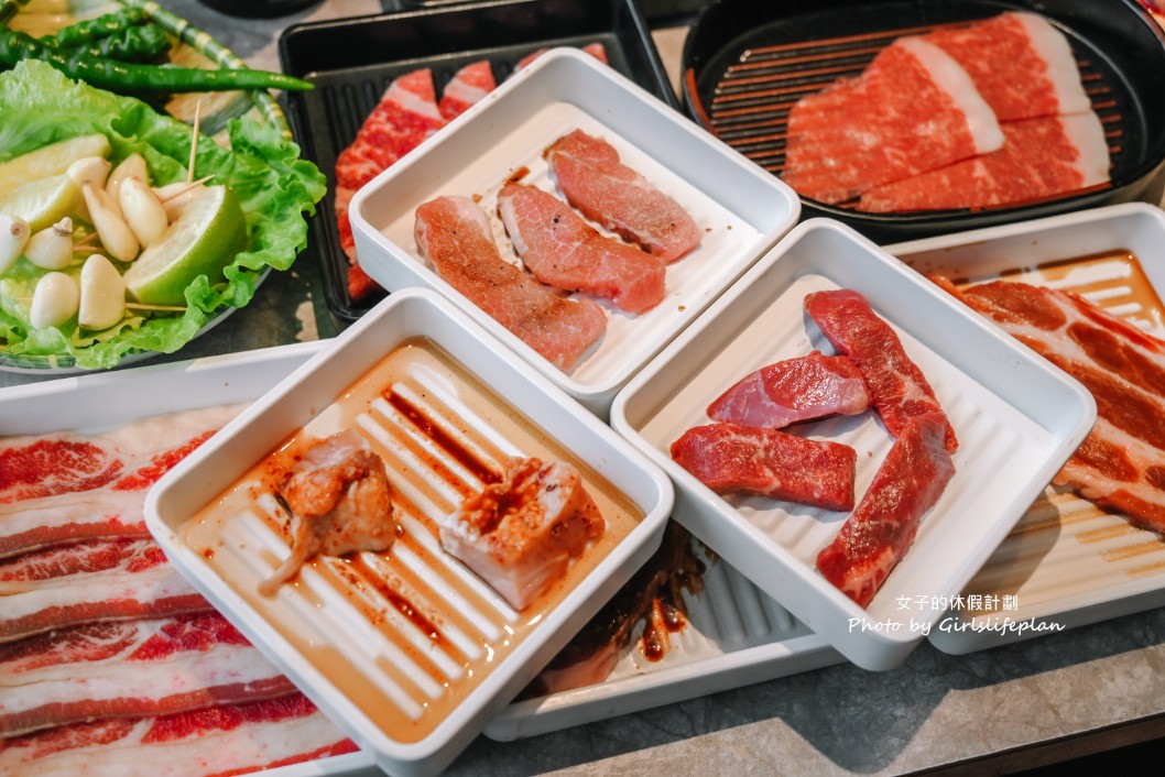 饗燒肉亭｜桃園中壢燒肉、自助區吃到飽，最頂和牛放題(菜單) @女子的休假計劃