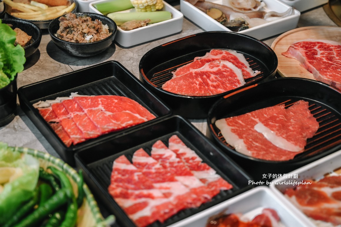 饗燒肉亭｜桃園中壢燒肉、自助區吃到飽，最頂和牛放題(菜單) @女子的休假計劃