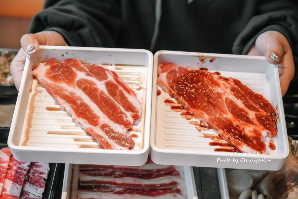 饗燒肉亭｜桃園中壢燒肉、自助區吃到飽，最頂和牛放題(菜單) @女子的休假計劃