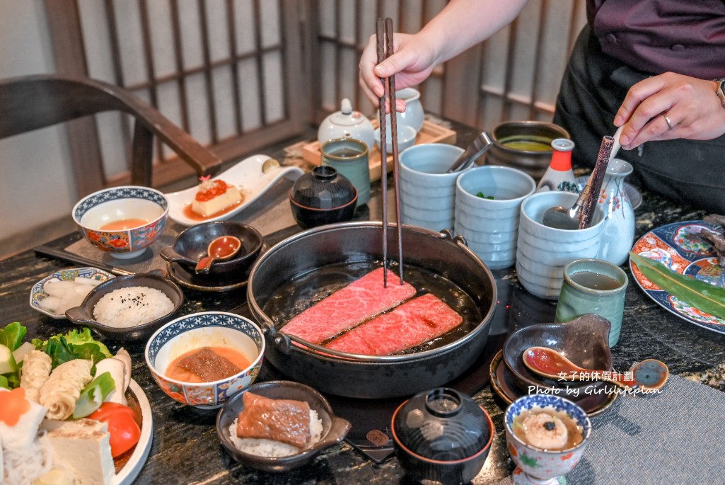 橋山壽喜燒｜台北預約制頂級和牛饗宴 @女子的休假計劃