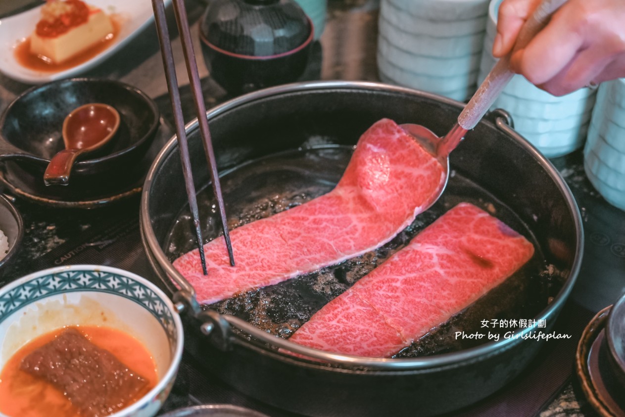 橋山壽喜燒｜台北預約制頂級和牛饗宴 @女子的休假計劃
