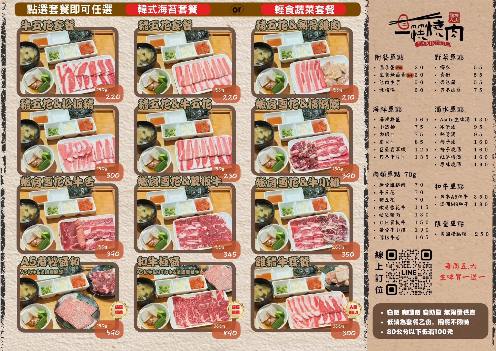 一筷燒肉-花蓮吉安店｜半自助式白飯吃到飽 @女子的休假計劃