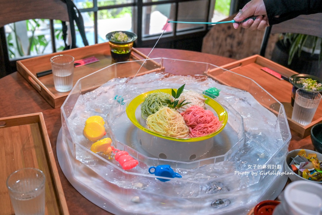 【大分自由行美食】原尻瀑布旁そうめん流し流舞｜日式流水麵沁涼消暑 @女子的休假計劃