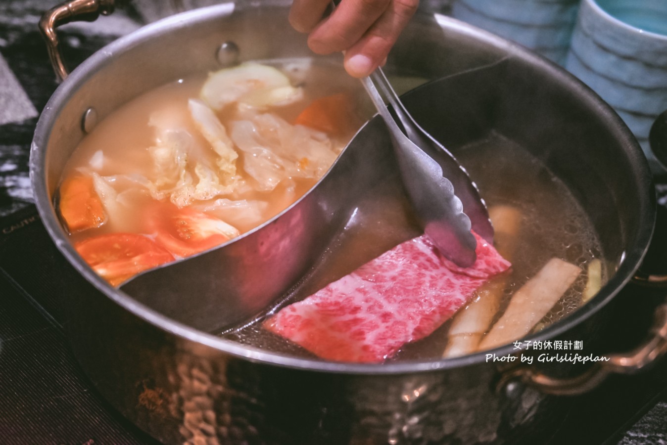 【台北大安火鍋】二本松涮涮屋，活體帝王蟹五吃(菜單) @女子的休假計劃