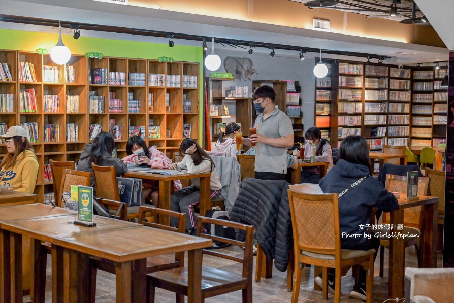09:30營業點飲料就可以從早坐到晚，不限時小說漫畫雜誌報紙看到爽還提供wifi插座 @女子的休假計劃