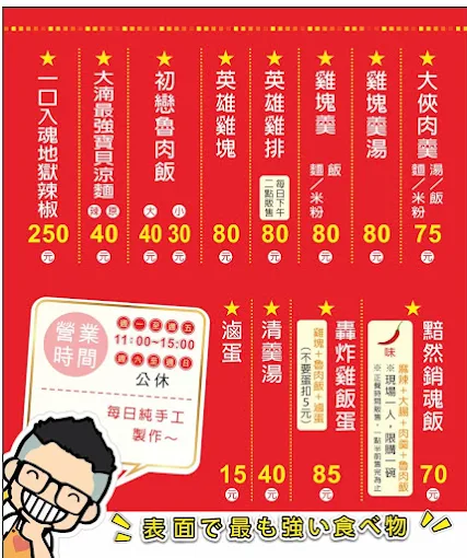滿到蓋子快蓋不起來超狂85元轟炸雞飯滷肉蛋便當,不要滷蛋在扣5元 @女子的休假計劃