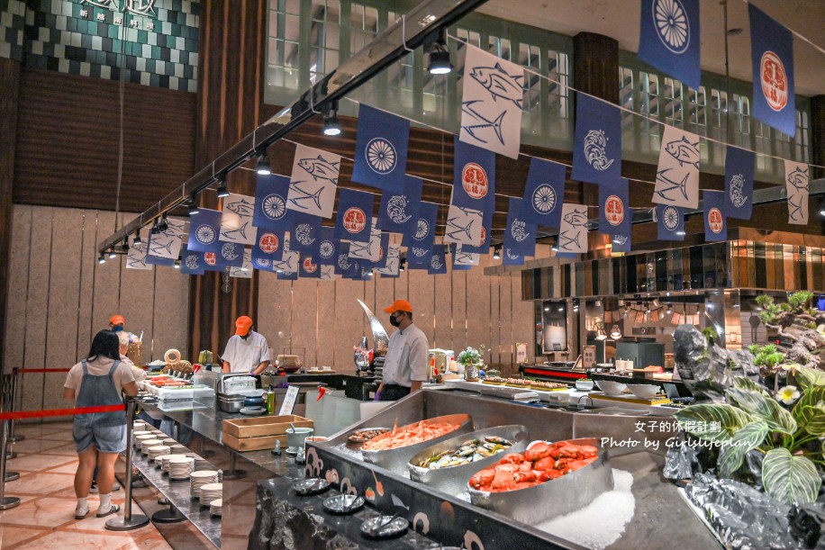 不到千元片竟然皮鴨三吃吃到飽，現切牛胸肉、各式海鮮、生魚片、港式點心、哈根達斯等也都吃到飽 @女子的休假計劃