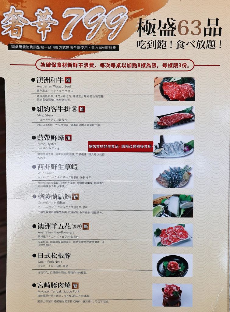 【桃園燒肉吃到飽】極野宴燒肉專門店-平日限定399吃到飽，桃園愛買旗艦店/2021菜單 @女子的休假計劃